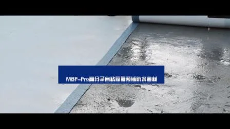 HDPE Synthetic Pre Applied Waterproofing Membrane