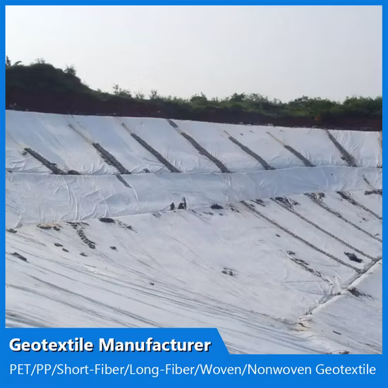 PP Polypropylene/Polyester Staple/Short Fiber Non Woven Geotextile Manufacturer for Filtration and Anti